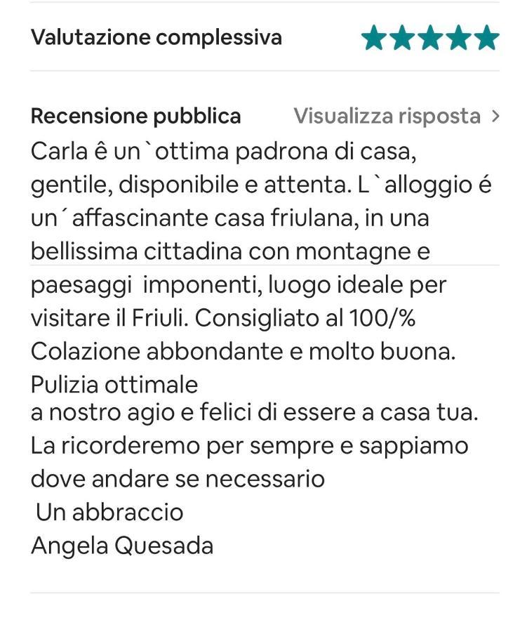 B&B Scaccia Pensieri Tarcento ภายนอก รูปภาพ